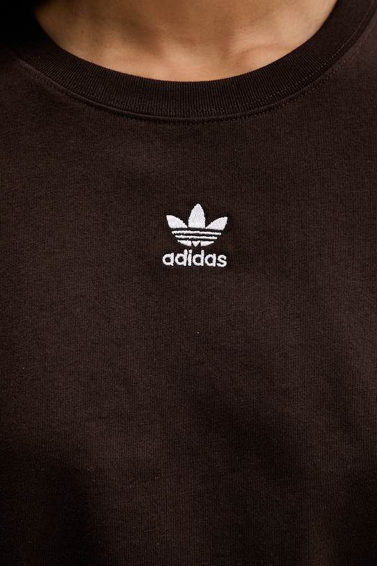 adidas Originals t-shirt bawełniany KD1371 brązowy