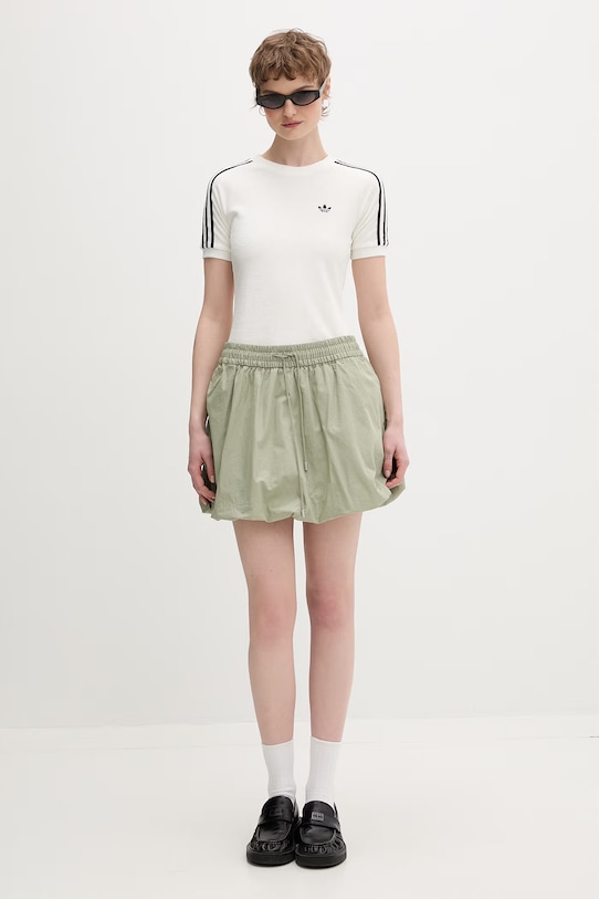 adidas Originals t-shirt damski KD1411 beżowy SS26