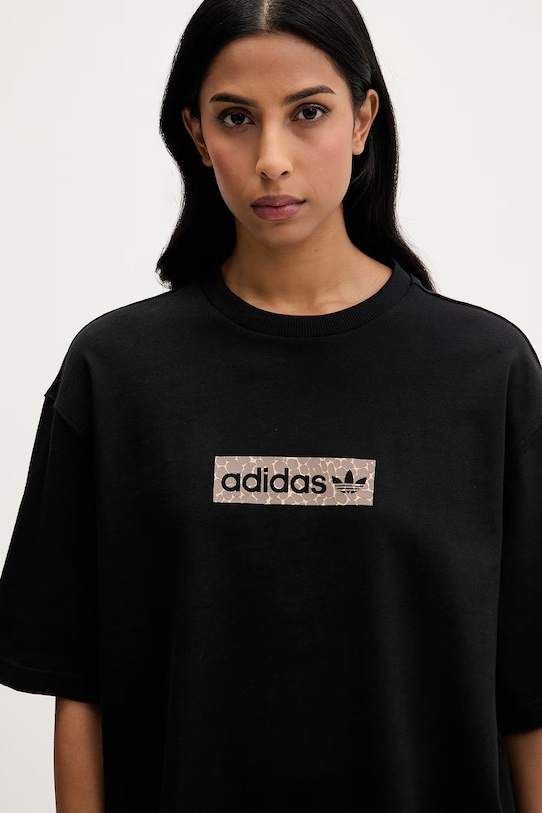 adidas Originals t-shirt bawełniany czarny KD2822