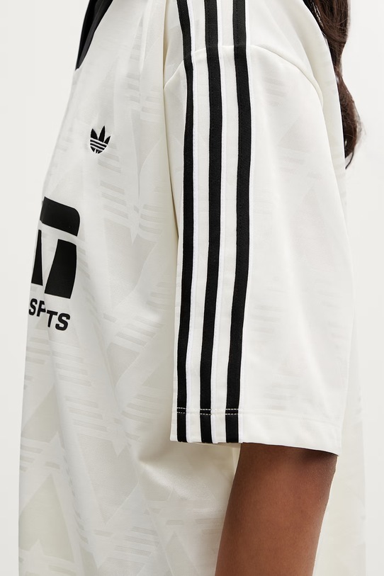 Πόλο adidas Originals KD2966 μπεζ