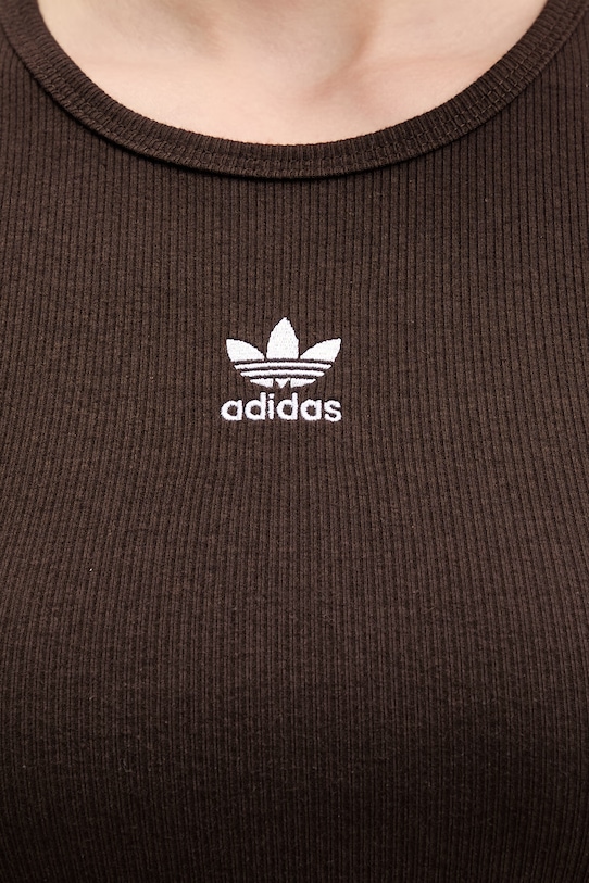 Top adidas Originals KD3821 καφέ