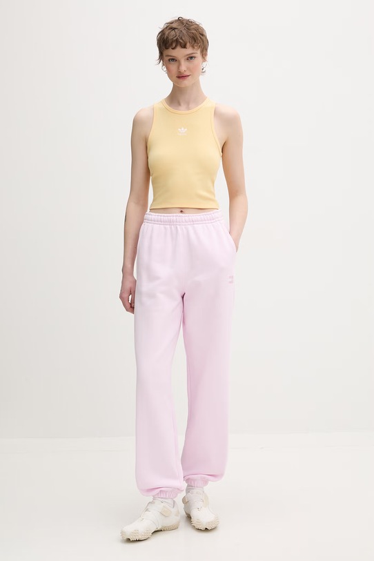 adidas Originals crop top damski KD3828 żółty SS26