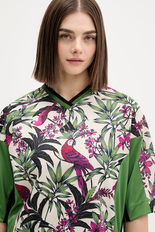 adidas t-shirt x Farm Rio zielony KD4628