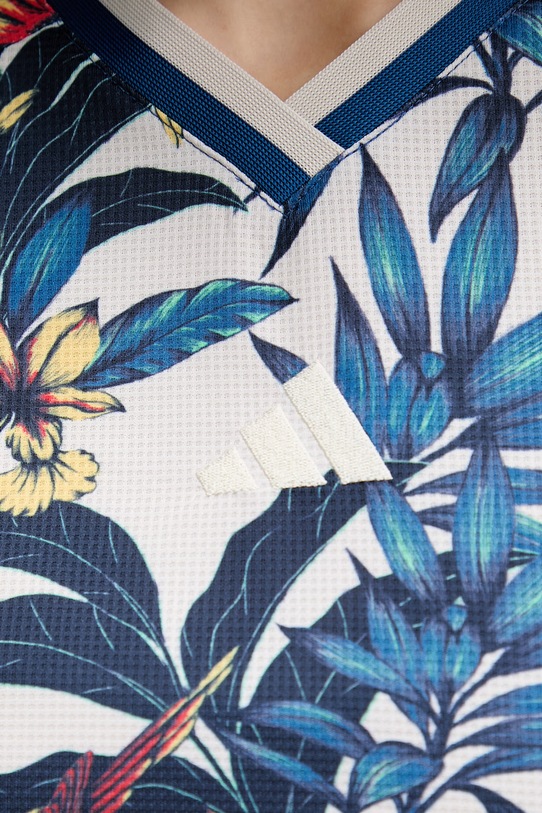 adidas t-shirt x Farm Rio KD4629 niebieski