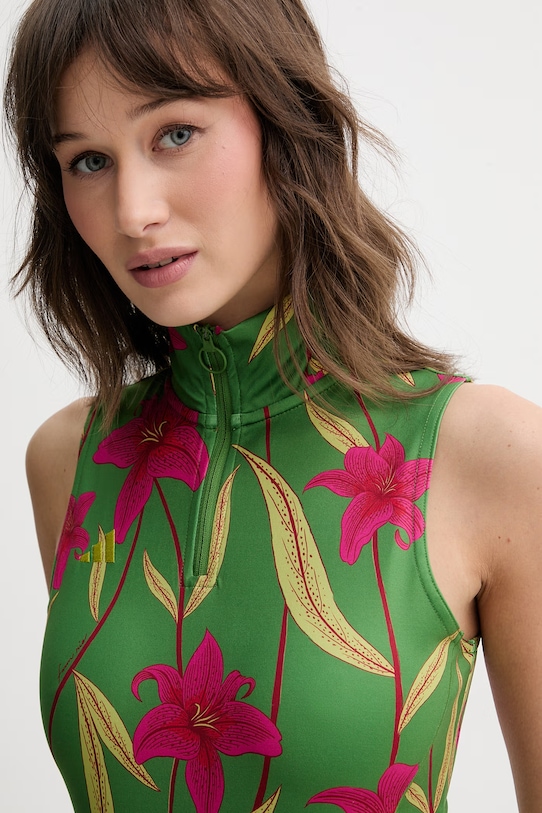 Adidas body damskie x Farm Rio KD4637 zielony