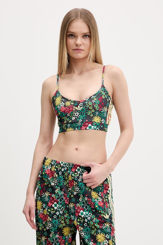 adidas Originals top wzorzyste czarny KD5556