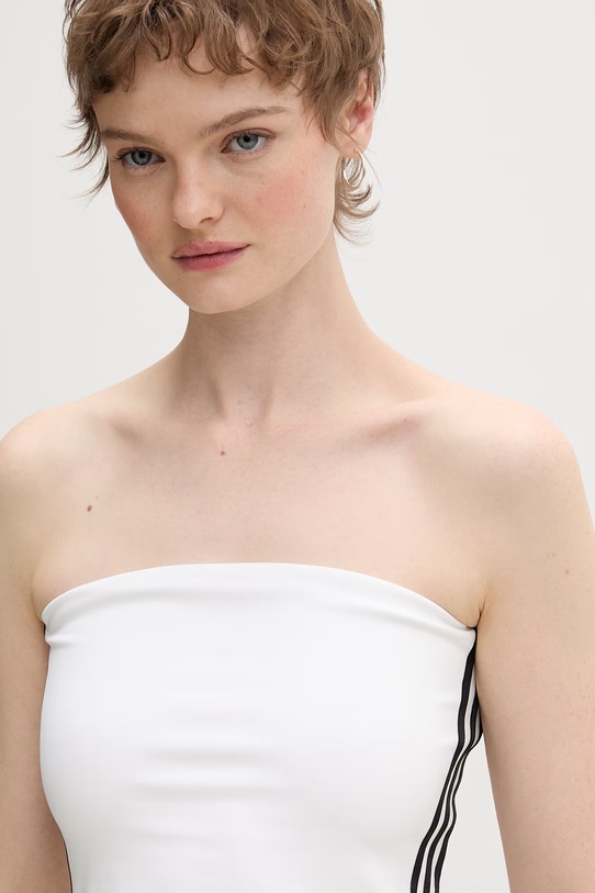 adidas Originals crop top damski beżowy KD6235