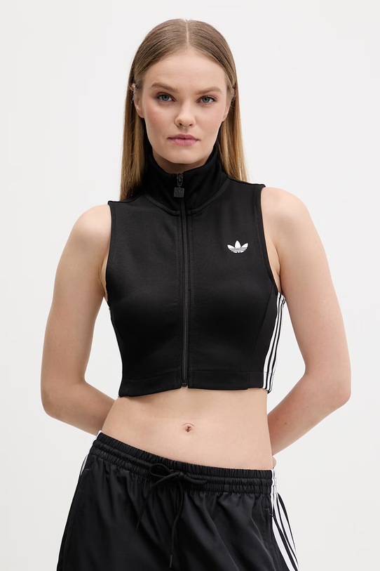 adidas Originals top z elastanem czarny KD7972