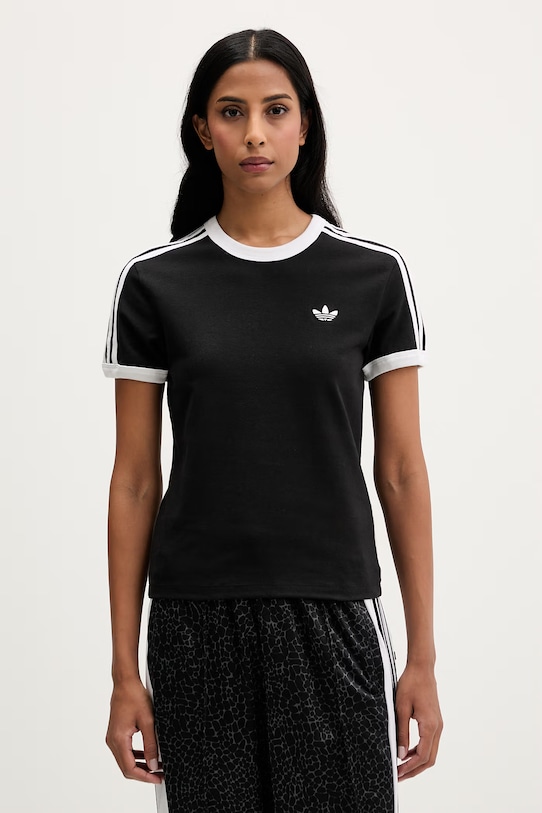 adidas Originals t-shirt aplikacja czarny KD7980