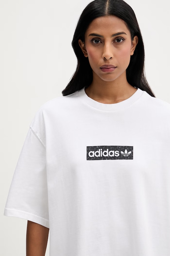 Bavlnené tričko adidas Originals biela KD8812