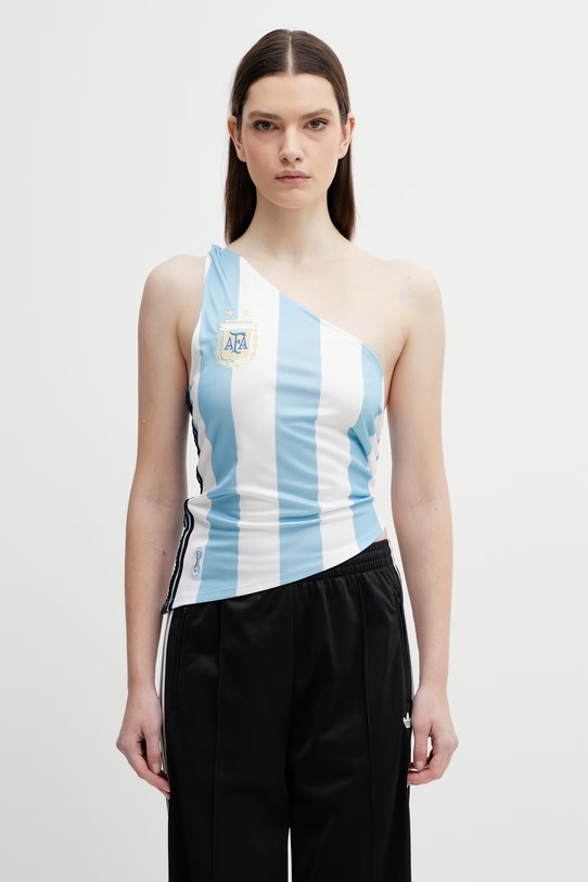 adidas Originals top Argentina slim blue KE2295