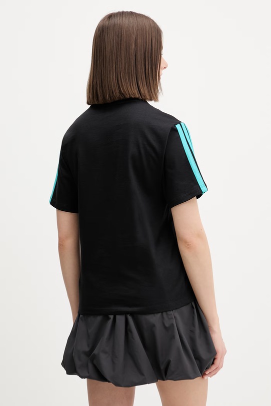 Odzież adidas t-shirt bawełniany x Mercedes KE5922 czarny