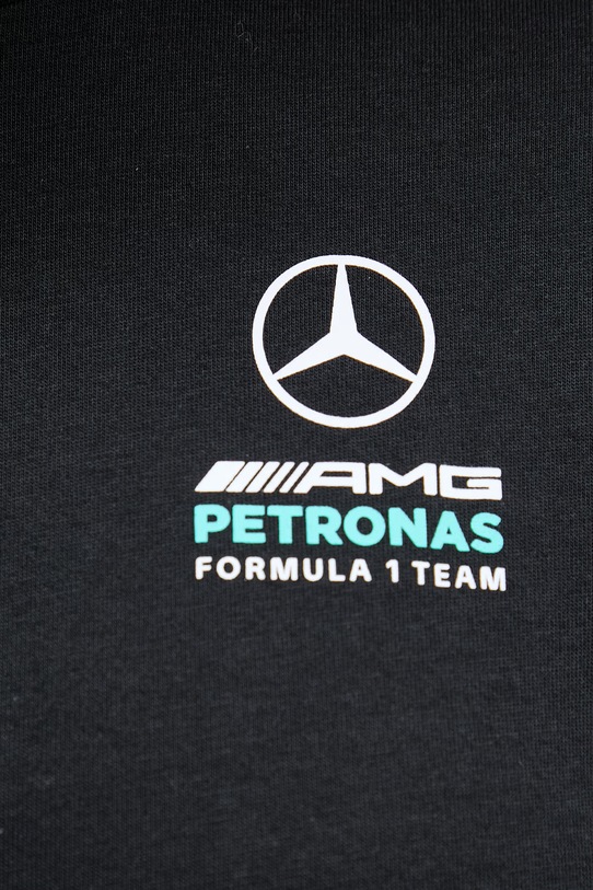 adidas t-shirt bawełniany x Mercedes KE5922 czarny