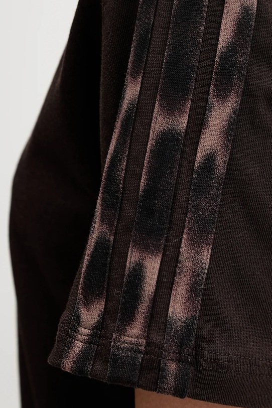 adidas t-shirt bawełniany KE8830 brązowy