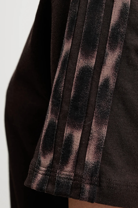 adidas t-shirt bawełniany KE8830 brązowy