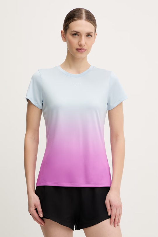 Puma t-shirt treningowy Poly graphic HYROX regular niebieski 528508