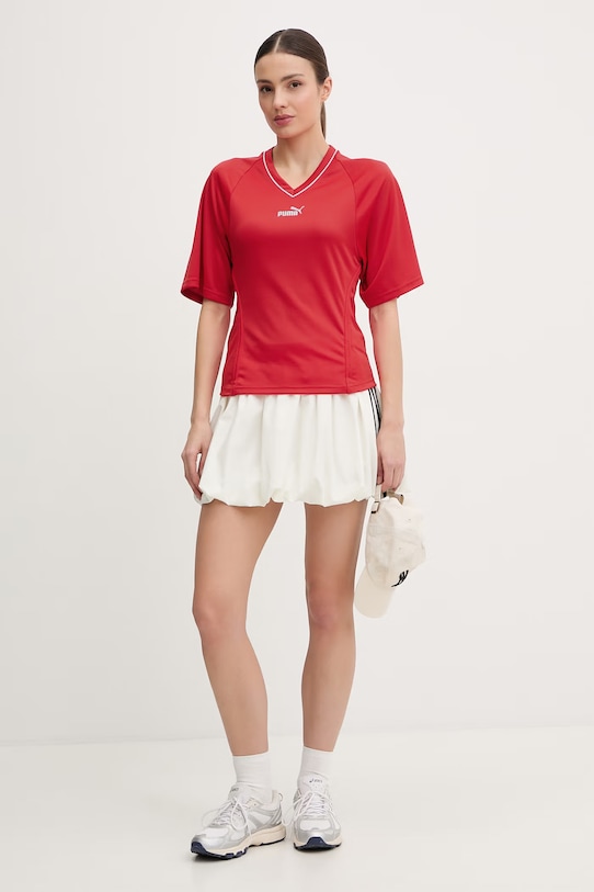 Puma t-shirt damski FUTURE PUMA ARCHIVE 634624 czerwony SS26