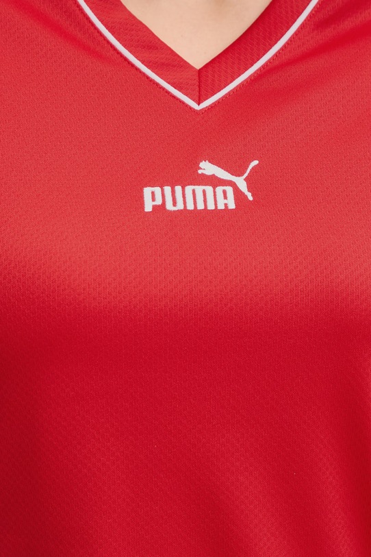 Puma t-shirt damski FUTURE PUMA ARCHIVE 634624 czerwony