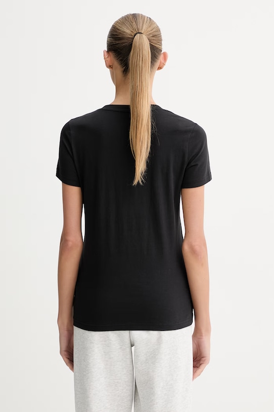 Odzież Puma t-shirt damski bawełniany Essential Script 691760 czarny