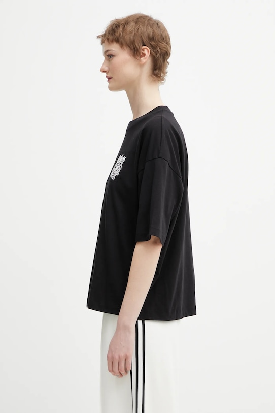 Bavlněné tričko Carhartt WIP W SS Signet T-Shirt I036035.K02XX černá SS26