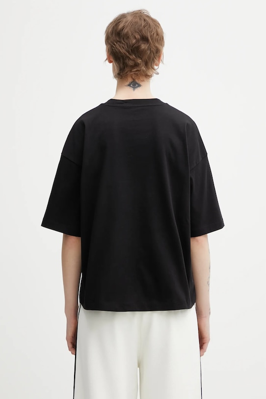 Oblečení Bavlněné tričko Carhartt WIP W SS Signet T-Shirt I036035.K02XX černá