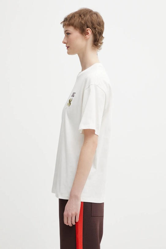 Bavlněné tričko Carhartt WIP W SS Clover T-Shirt I036036.D6XX béžová SS26