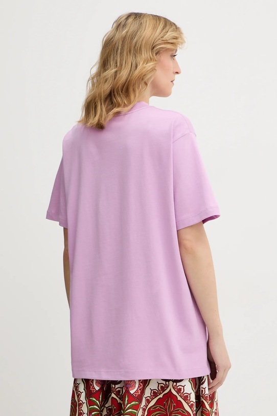 Odzież Farm Rio t-shirt bawełniany 354549 różowy
