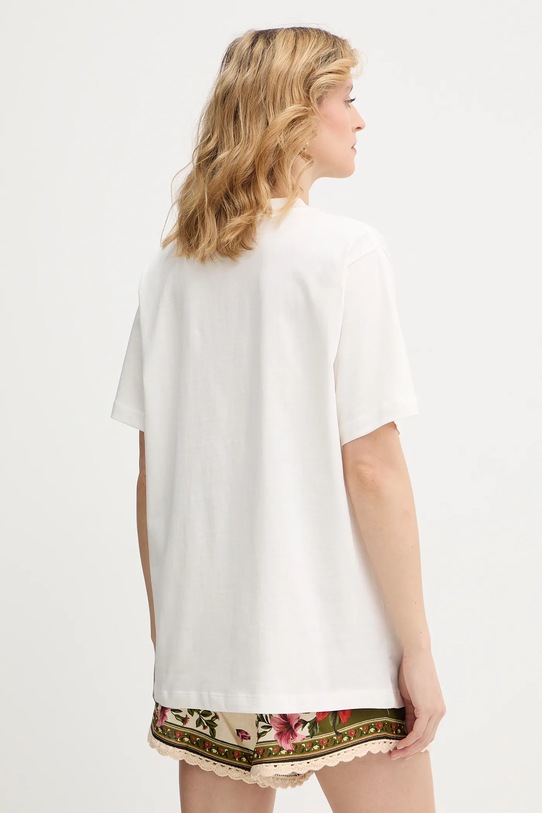 Odzież Farm Rio t-shirt bawełniany 354563 beżowy