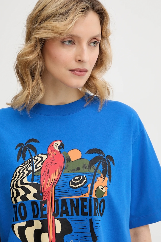 Farm Rio t-shirt niebieski 344377