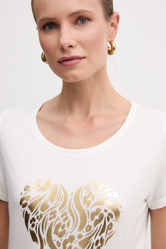 Morgan t-shirt biały DINOU