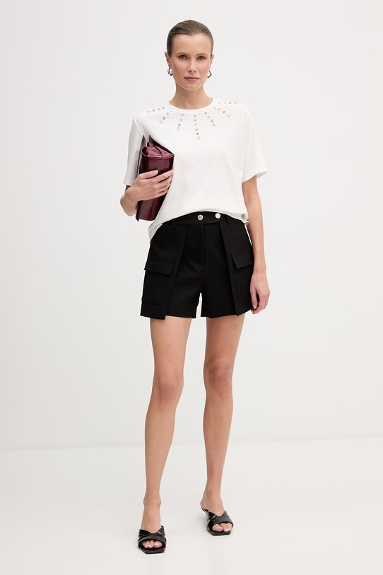 Morgan t-shirt DOURRA biały SS26