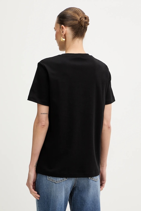 Odzież Elisabetta Franchi t-shirt bawełniany MA69P61E2 czarny