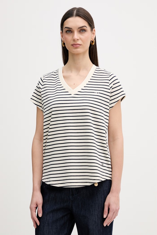 Μπλουζάκι Mos Mosh Kala κανονικό μπεζ 178690