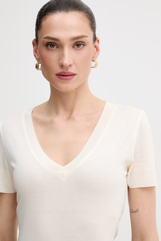 Mos Mosh t-shirt beżowy 161010