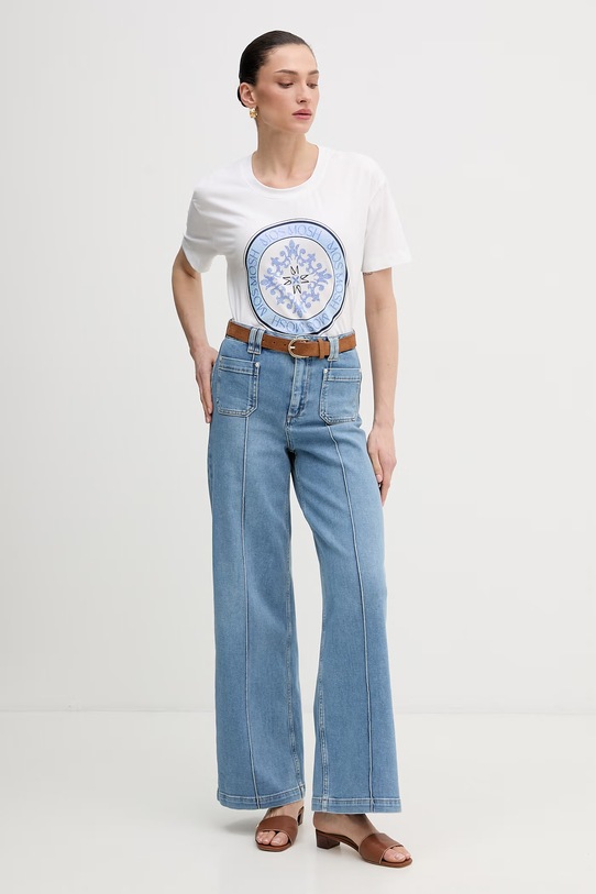 Mos Mosh t-shirt Judd 176770 biały SS26