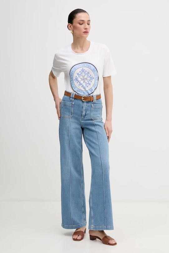 Mos Mosh t-shirt Judd 176770 biały SS26