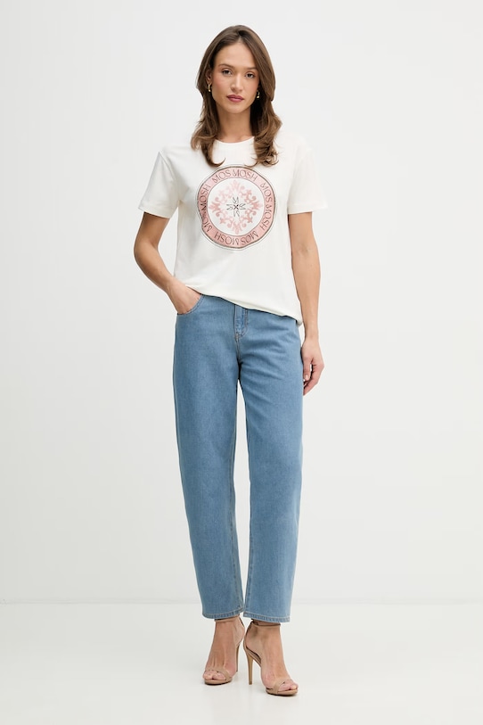 Mos Mosh t-shirt Judd 176770 beżowy SS26