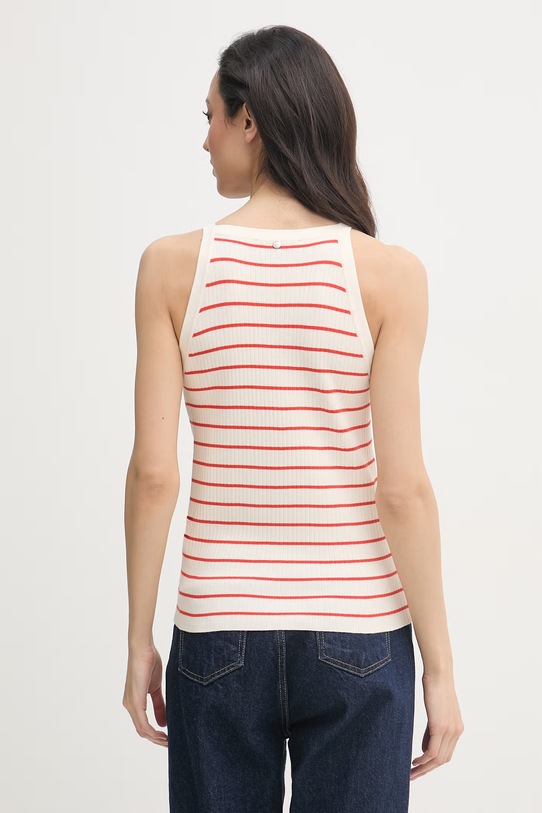 Odjeća Mos Mosh top za žene s dodatkom svile Imanja 176720 bež