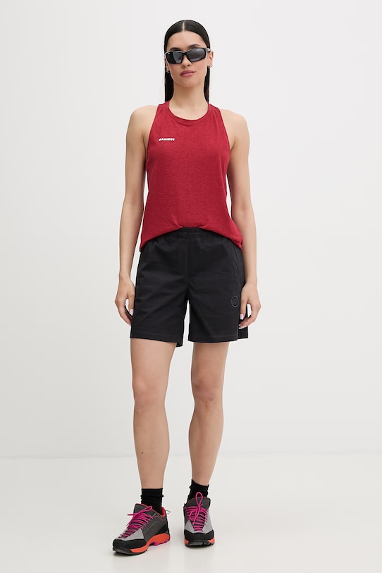 Mammut top damski Massone 1017.06530 bordowy SS26