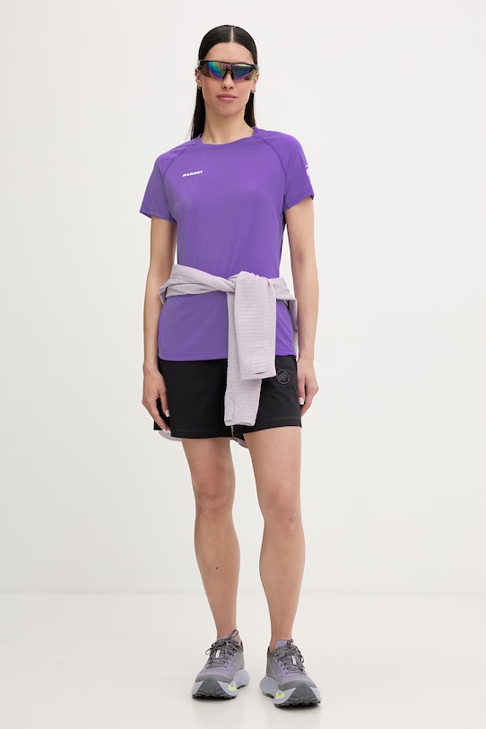 Mammut Τ-shirt πεζοπορίας Γυναικείο Ducan 1017.07410 μωβ SS26