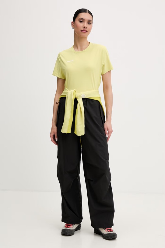 Mammut T-shirt damski Selun 1017.07660 żółty SS26