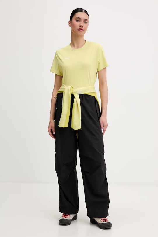 Mammut T-shirt damski Selun 1017.07660 żółty SS26