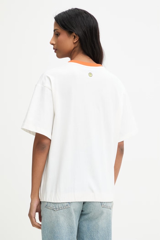 Odzież Barrow t-shirt bawełniany S6BWWOTH128 beżowy