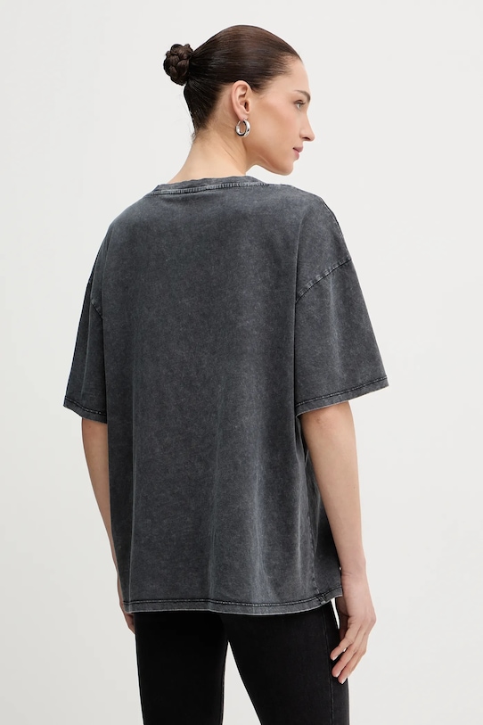 Odzież Liu Jo t-shirt bawełniany WA6131.J3868 szary