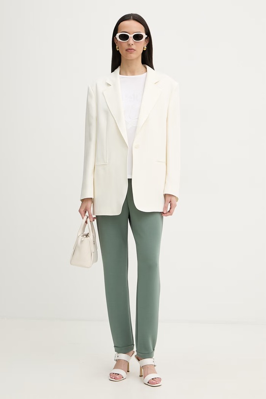 Liu Jo t-shirt damski bawełniany WA6238.JS923 biały SS26