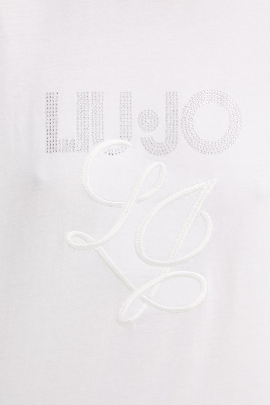 Liu Jo t-shirt damski bawełniany WA6238.JS923 biały