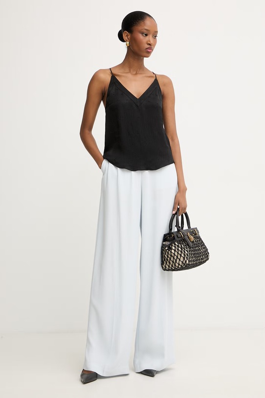 Liu Jo bluzka damska z wiskozy WA6406.T434A czarny SS26