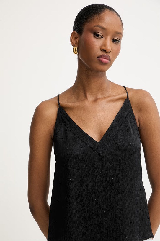 Liu Jo bluzka damska z wiskozy czarny WA6406.T434A