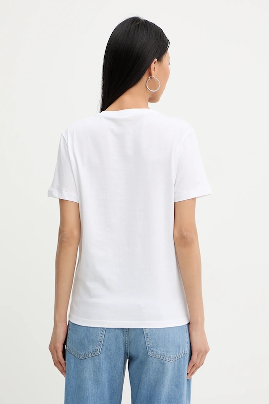 Odzież Liu Jo t-shirt bawełniany WA6491.JS923 biały