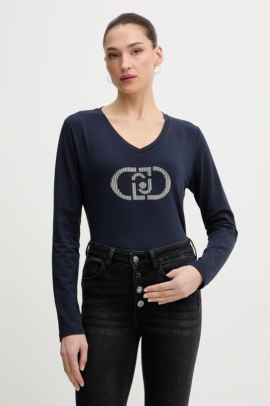 Liu Jo longsleeve regular niebieski TA6053.JS003